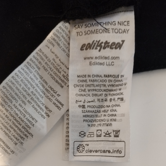 🍉3/$20 Edikted Black Halter Top - Picture 6 of 8